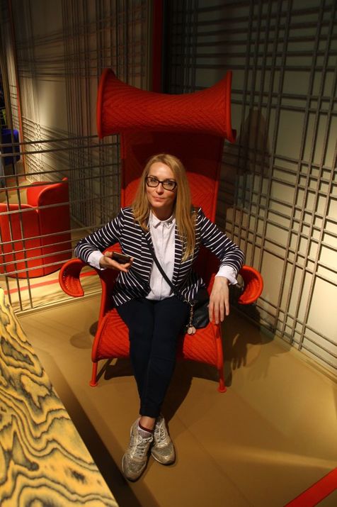 moroso red chair, collage blog, milano 2017, iSaloni2017, 56 Salone sle mobile Milano
